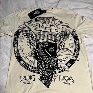 Crooks and castles masked Medusa tee